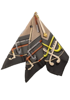 Hermès Pre-Owned 2000-2020 Cannes et Pommeaux Silk Scarf 42 scarves - Grey