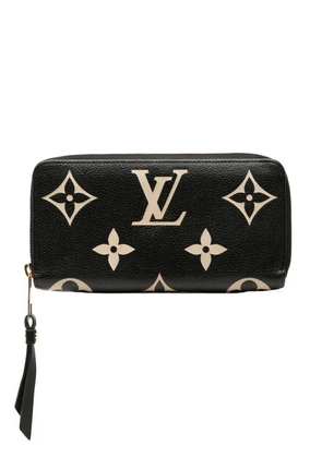 Louis Vuitton Pre-Owned 2021-2026 Monogram Empreinte Giant Bicolor Zippy Wallet long wallets - Black