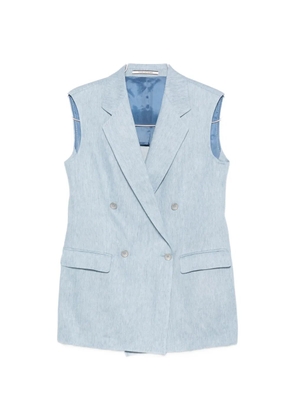Tagliatore Bernice double-breasted vest - Blue