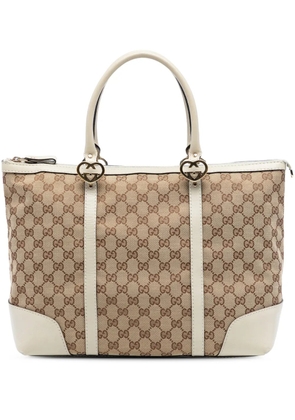 Gucci Pre-Owned 2016-2025 GG Canvas Lovely tote bag - White