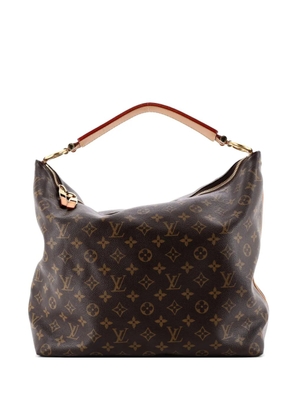 Louis Vuitton Pre-Owned Sully Handbag Monogram Canvas MM hobo bag - Brown