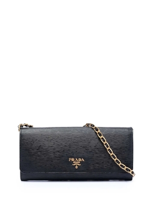 Prada Pre-Owned 2021-2025 Vitello Move Wallet On Chain crossbody bag - Black