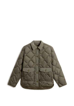 Woolrich Heritage Stand Up Collar quilted jacket - Green