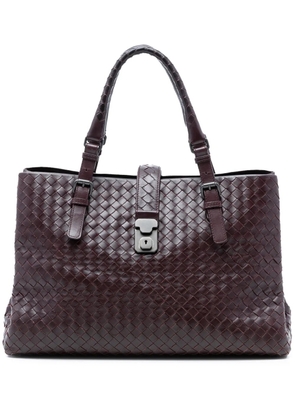 Bottega Veneta Pre-Owned 2012-2025 Medium Nappa Intrecciato Roma tote bag - Red