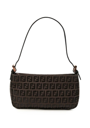 Fendi Pre-Owned 2000-2010 Zucchino Canvas Pochette shoulder bag - Brown