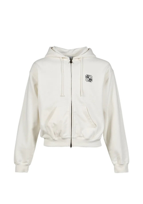 VETEMENTS Biker Cross hoodie - Neutrals