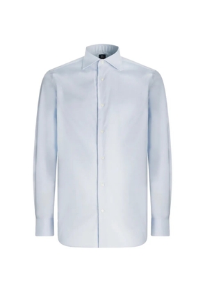 Boggi Milano windsor-collar pinpoint shirt - Blue