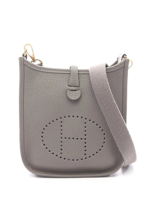 Hermès Pre-Owned 2022 Clemence Evelyne TPM crossbody bag - Grey