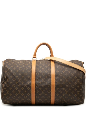 Louis Vuitton Pre-Owned 1996 Monogram Keepall Bandouliere 55 travel bag - Brown