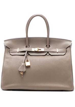 Hermès Pre-Owned 2011 Togo Birkin Retourne 35 handbag - Brown