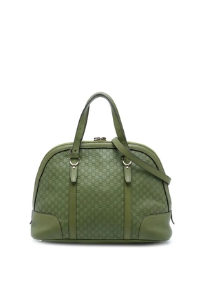 Gucci Pre-Owned 2016-2025 Small Microguccissima Nice Dome satchel - Green