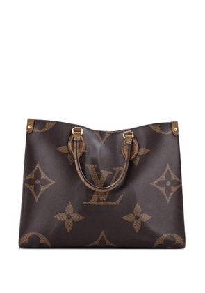 Louis Vuitton Pre-Owned OnTheGo Reverse Monogram Giant MM tote bag - Brown