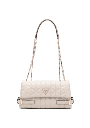 GUESS USA quilted chain tote bag - Neutrals