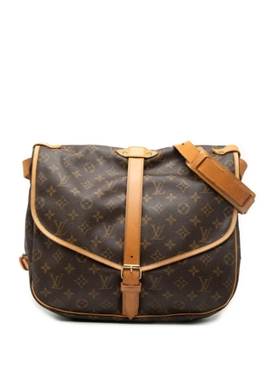 Louis Vuitton Pre-Owned 1995 Monogram Saumur 35 crossbody bag - Brown