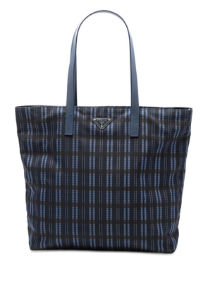 Prada Pre-Owned 2013-2025 Tessuto Stampato tote bag - Blue