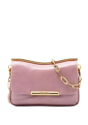 Miu Miu Pre-Owned 2010-2025 Leather Frame Chain crossbody bag - Pink