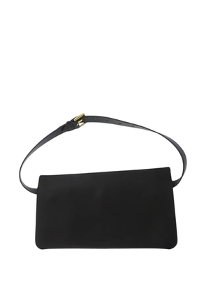 Burberry Pre-Owned 2018-2025 Leather Slim belt bag - Black