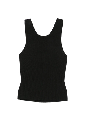 Sessùn Lygia ribbed top - Black