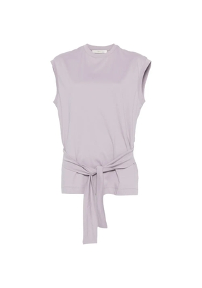 Tela Sacco tied-waist T-shirt - Purple