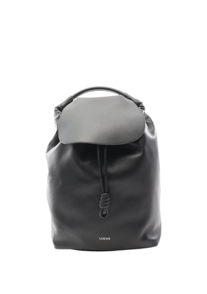 Loewe Pre-Owned 2010-2026 Leather Flamenco backpack - Black