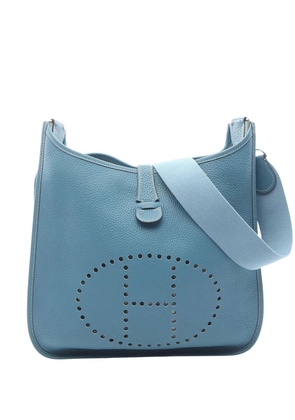 Hermès Pre-Owned 2006 Clemence Evelyne II GM crossbody bag - Blue