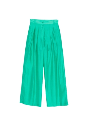 SOLOTRE pleated trousers - Green