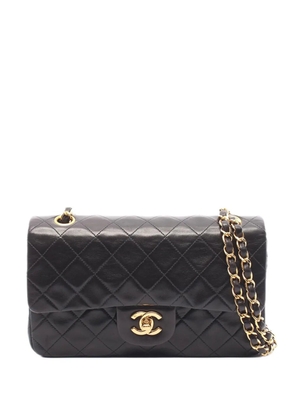 CHANEL Pre-Owned 1997-1999 Small Classic Lambskin Double Flap shoulder bag - Black