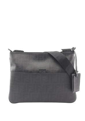 Fendi Pre-Owned 2000-2010 Zucca Coated Canvas crossbody bag - Black