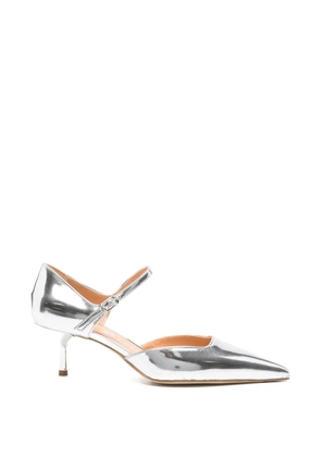 The Seller leather pumps - Silver