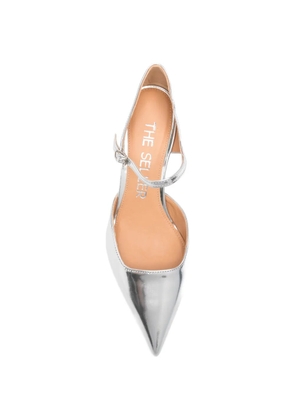 The Seller leather pumps - Silver