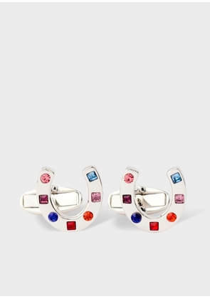 Paul Smith 'Lucky Horseshoe' Cufflinks Multicolour