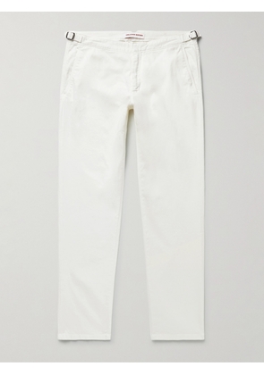 Orlebar Brown - Fallon Straight-Leg Cotton-Blend Twill Trousers - Men - Neutrals - UK/US 28