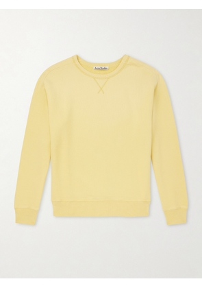 Acne Studios - Fema Cotton-Jersey Sweatshirt - Men - Yellow - XS