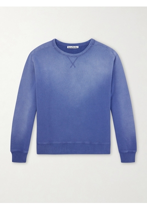 Acne Studios - Fema Cotton-Jersey Sweatshirt - Men - Blue - XS