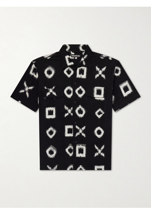 Monitaly - Milano Cotton-Jacquard Shirt - Men - Black - S