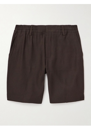 NN07 - Billie 1808 LENZING™ ECOVERO™ and Linen-Blend Shorts - Men - Brown - UK/US 28