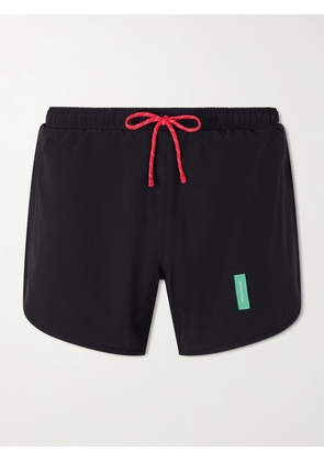 DISTRICT VISION - 5" Straight-Leg Logo-Print Stretch-Jersey Running Shorts - Men - Black - S