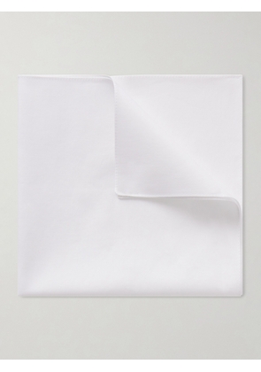 Brunello Cucinelli - Cotton-Twill Pocket Square - Men - White