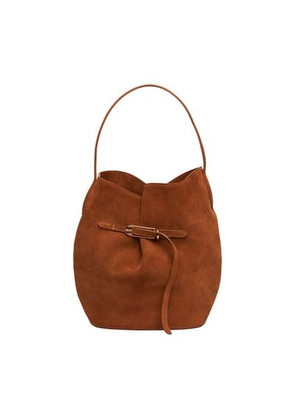Large belted bucket bag