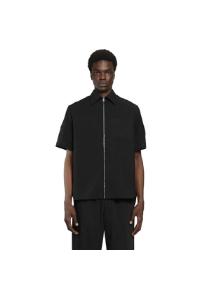 Couture Seam Zip-Up Shirt