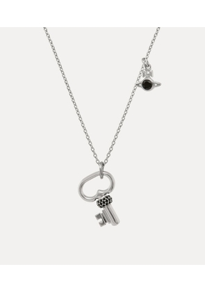 Vivienne Westwood Man. Baya Pendant Necklace Silver Silver Cubic Zirconia Men