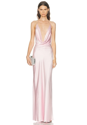 SANS FAFF Cinque Terre Dress in Blush Pink - Pink. Size L (also in M, S, XS).