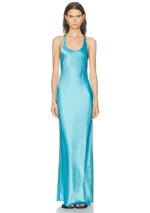 Staud Juanita Dress in Pool - Blue. Size 0 (also in 2, 4, 6, 8).