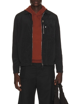 Stone Island Nylon Metal Overshirt in Black - Black. Size M (also in L, XL/1X, XXL/2X).