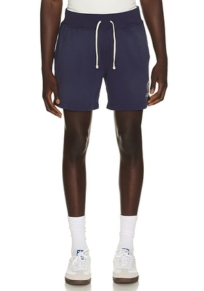 Polo Ralph Lauren Island Fleece Knit Pull On Short in Dark Cobalt - Navy. Size L (also in M, S, XL/1X, XXL/2X).