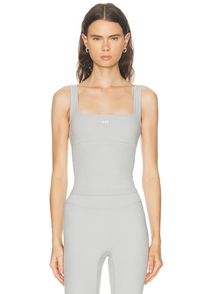 437 Square Tank Top in Heather Grey - Light Grey. Size L (also in M, S, XL, XS).