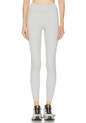 437 Essential Legging in Heather Grey - Light Grey. Size L (also in M, XL, XS).