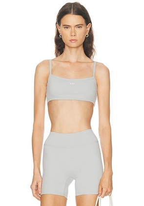 437 Micro Bra in Heather Grey - Light Grey. Size L (also in XL, XS).