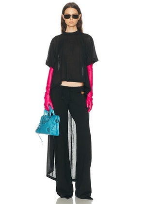 Balenciaga Long Train T-shirt in Black - Black. Size M (also in ).