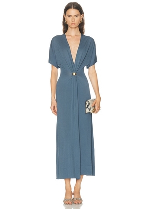 Altuzarra Rena Dress in Ash Blue - Blue. Size L (also in ).